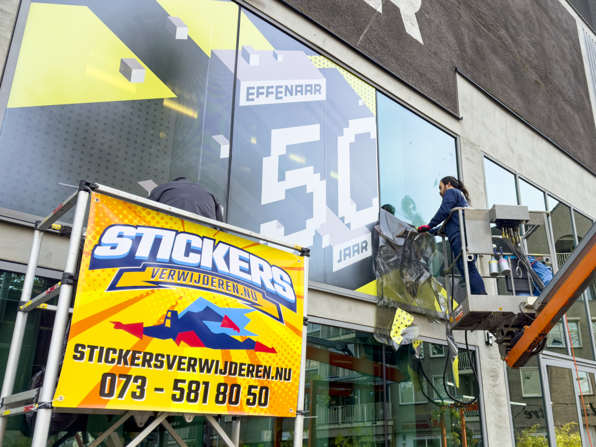 Stickers en Raamstickers Verwijderen op Hoogte - Professionele Service