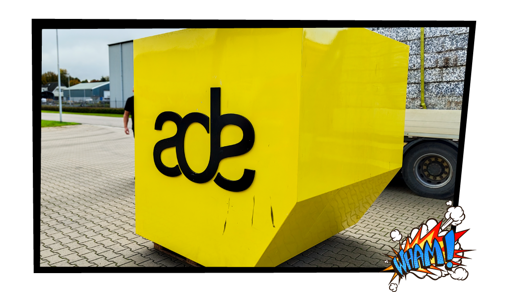 Stickers Verwijderen ADE Cube